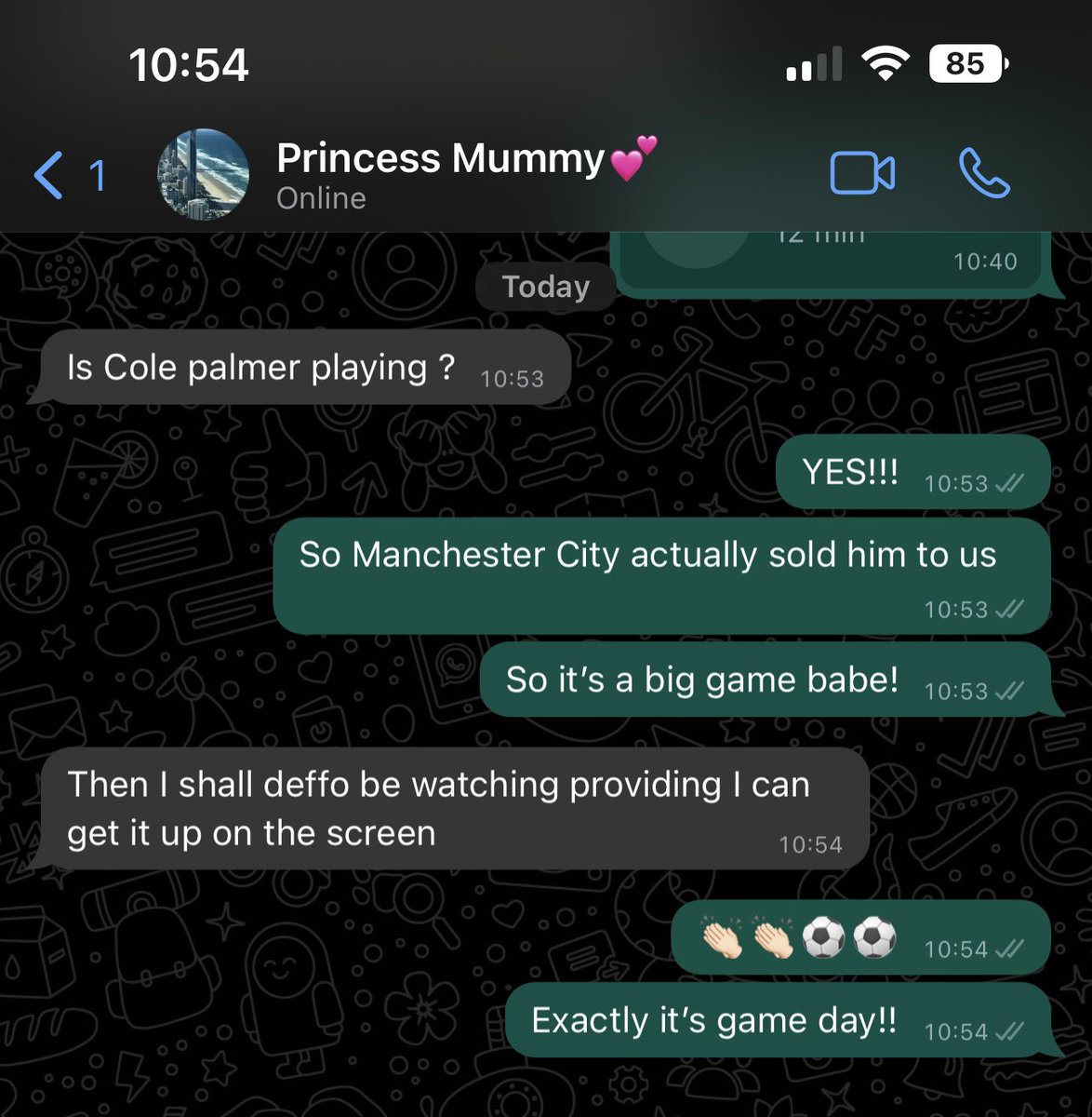 My mum knows how this goes 🥶👏🏻😂⚽️ Game day let’s go!! #CFC