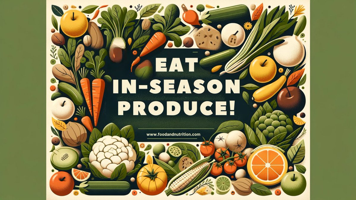 🌍🥕 Celebrate Earth Month with in-season produce. Fresh, eco-friendly, and packed with flavor. It's healthy for you and the planet! 🌱🍅 #EarthMonthEats #SeasonalProduce #EcoFriendlyDining #Eatright #Nutrition foodandnutrition.com