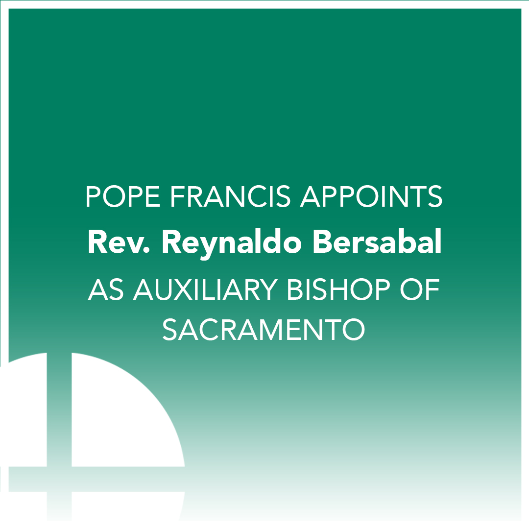 Pope Francis has appointed Rev. Reynaldo Bersabal as auxiliary bishop of Sacramento | Read the full release at: ow.ly/HTuo50RkmIH