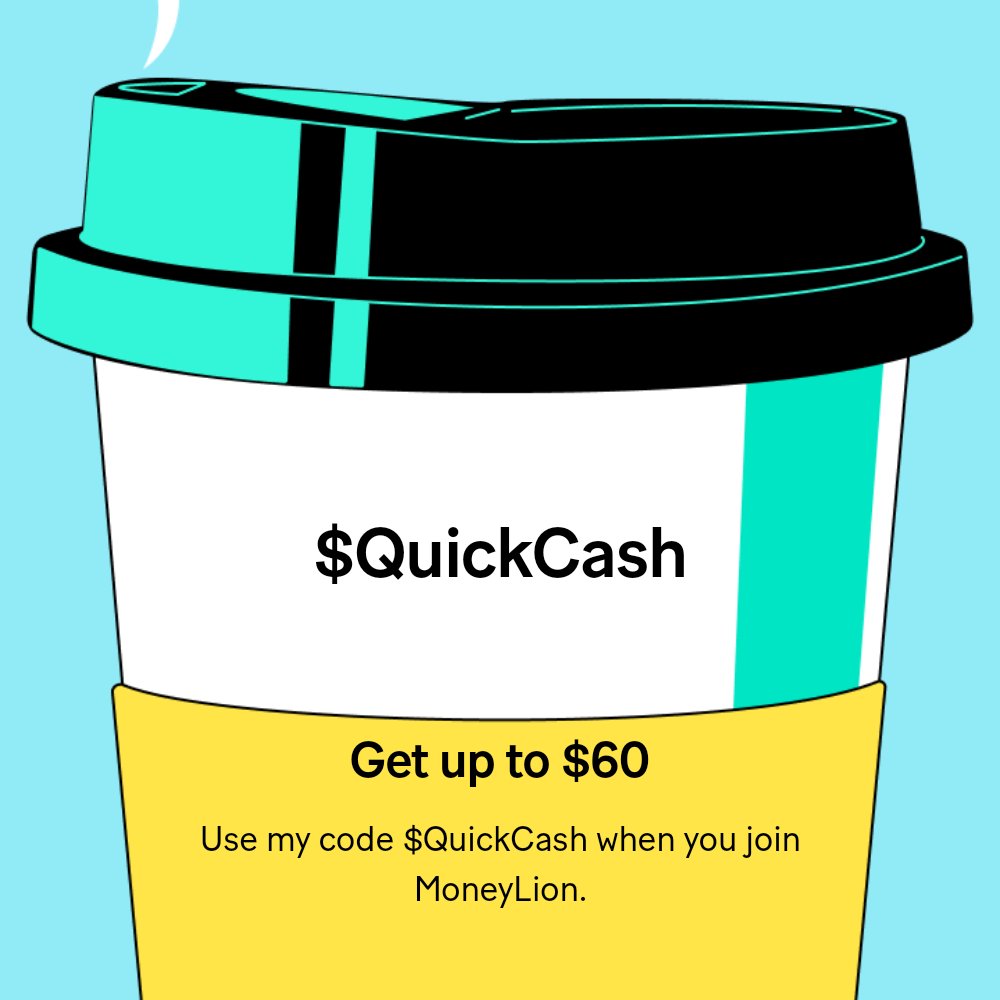 Get up to $60! Use my code $QuickCash when you join MoneyLion.
mlion.us/$QuickCash