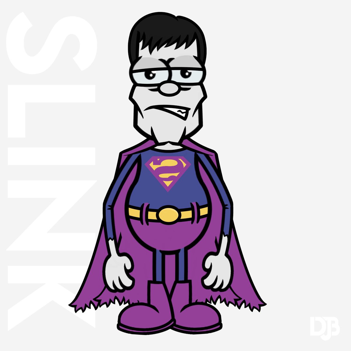 Bizarro got SLINKd #superman #bizarro #manofsteel #dccomics #superheroes #slink #slinkd #djbu #artistofinstagram #artwork #artist #characterdesign