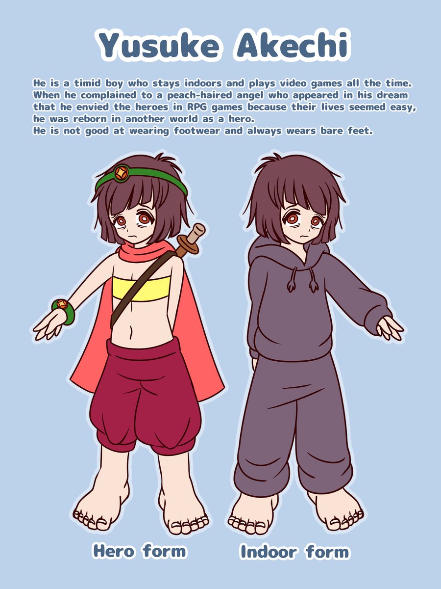 キー専用男の子キャラ作りました 