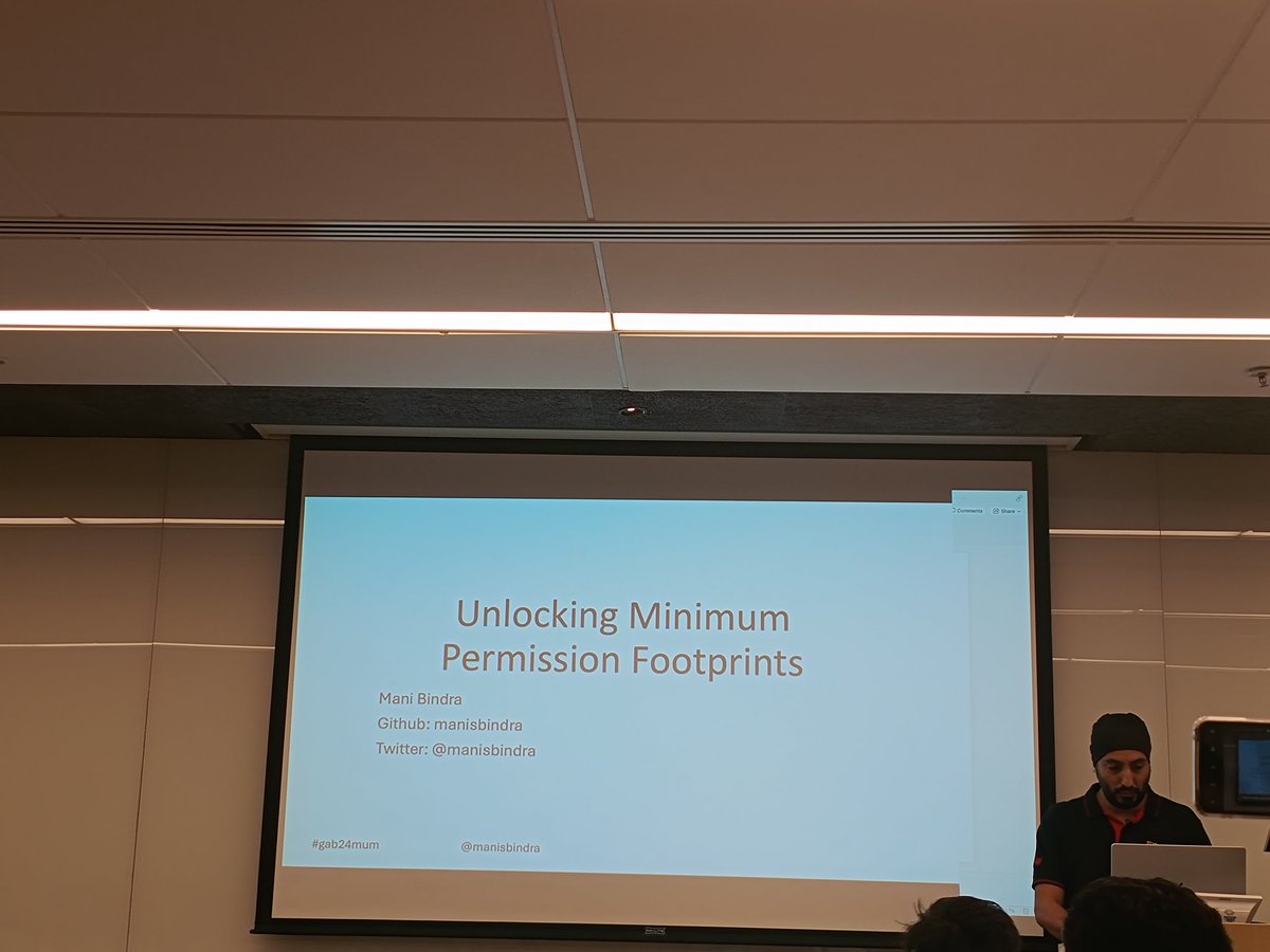 #gab24mum
Permissions !!! Excellent utility to know minimum permissions for deployment