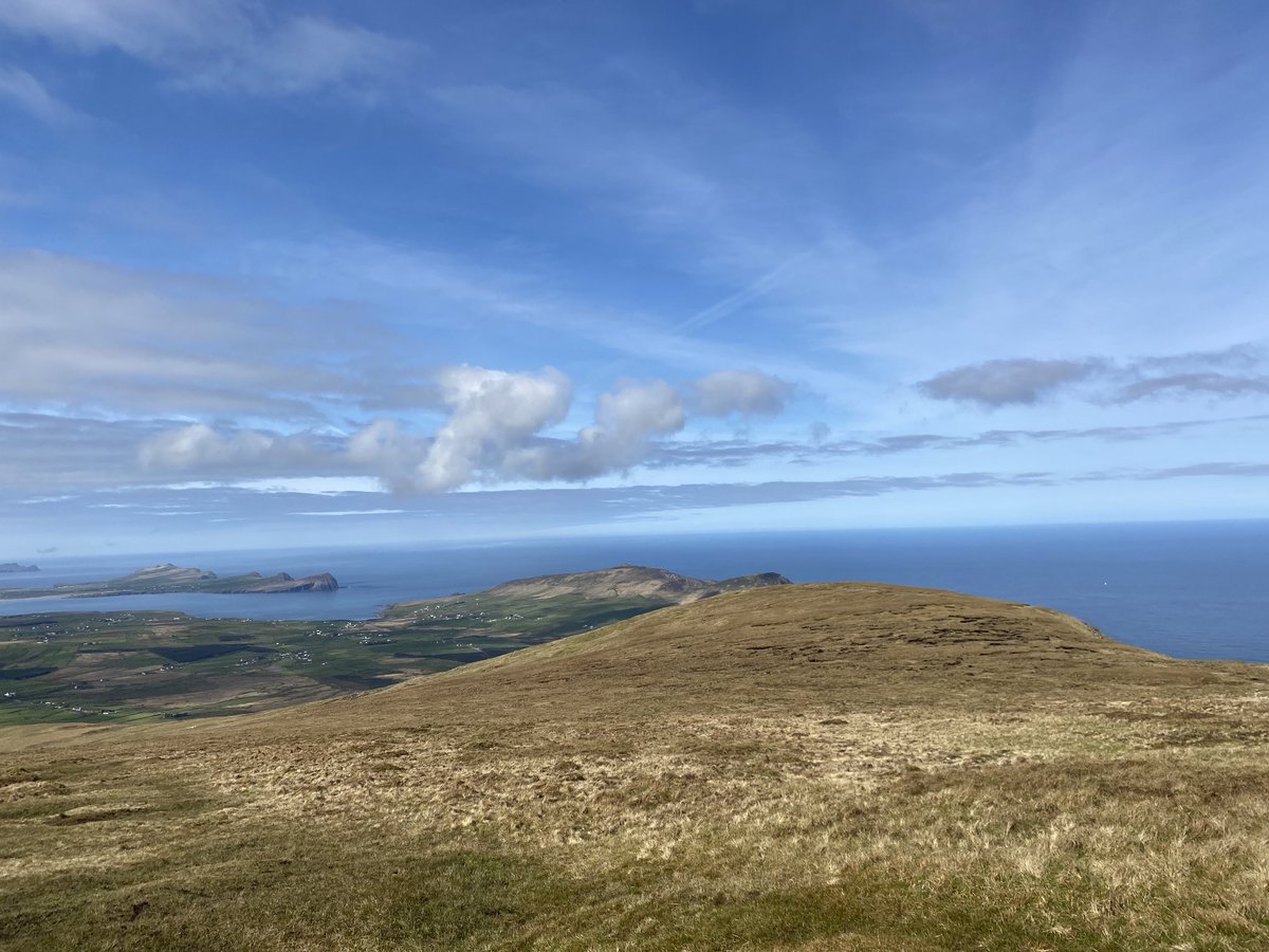 Stunning views of the Blasket Islands #Kerry Mount Brandon💚💛