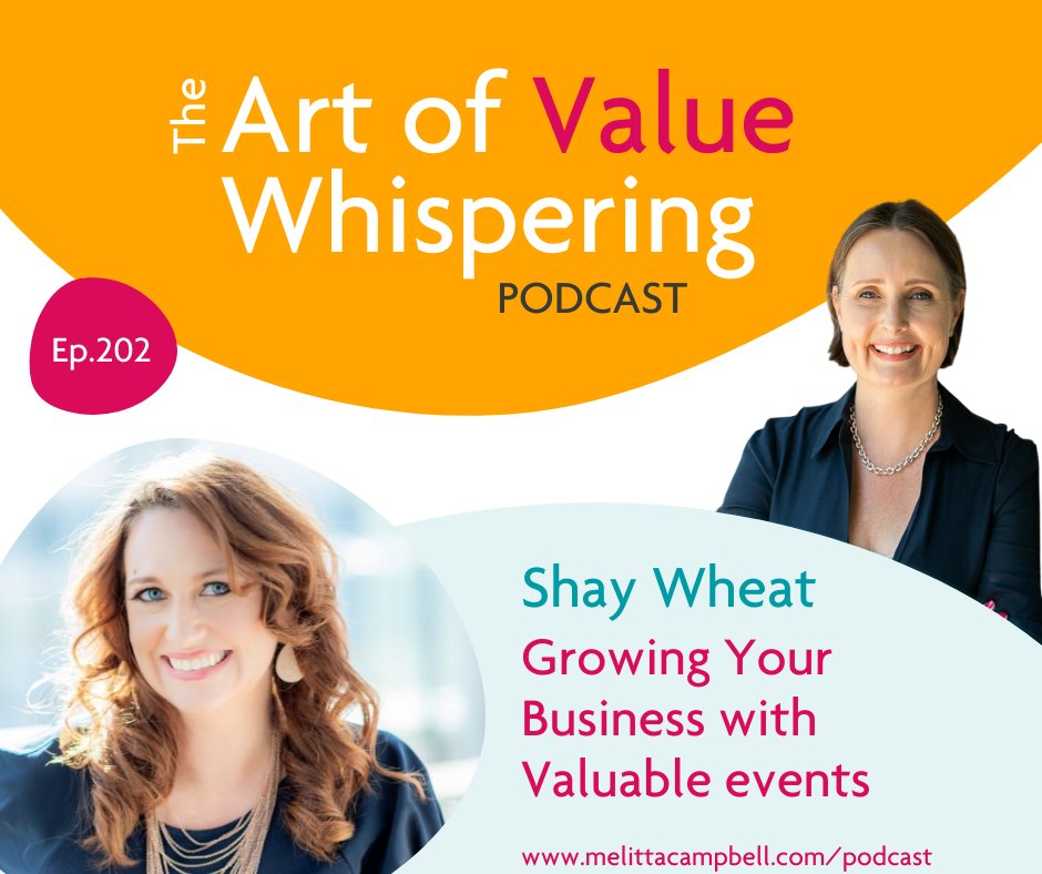 Shay Wheat believes there are 17 different types of event that could grow your business!

Discover what they are and how to use them (and when!) in this episode of the Art of Value Whispering #podcast.

melittacampbell.com/post/shay-whea… 

#businesspodcast #events #marketing