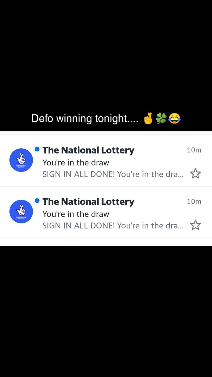 Defo winning tonight... 🤞🍀😂
#lottery #jackpot #FingersCrossed