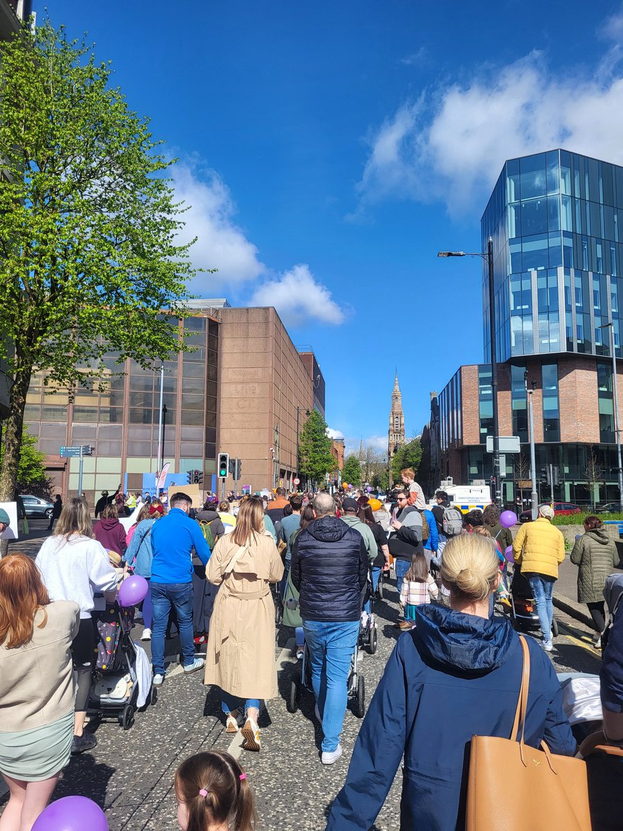 Marching with parents for affordable childcare & special educational needs reform. Families need a break. We need the British government to fund the north based on need now!