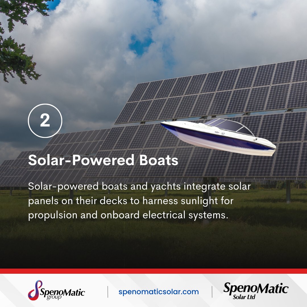SpenomaticGroup's tweet image. Did you know there are solar-powered Airplanes❓😃
These are some of the most interesting applications of solar power you might not know about👇

🌍 spenomaticsolar.com
#solarpanels #solarapplications #renewablenergy