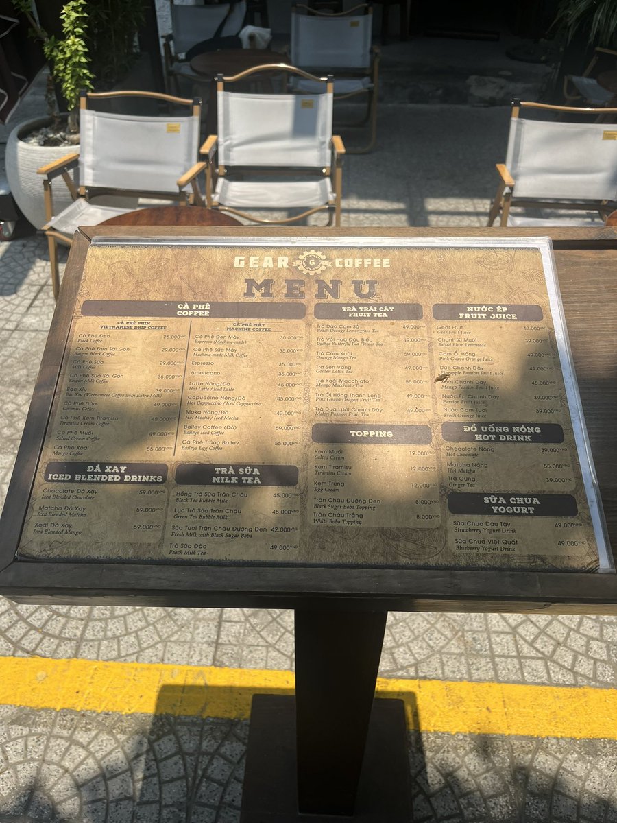 ap_walk's tweet photo. Gear Coffee 
📍Danang Vietnam 🇻🇳 
#CoffLover #CoffeeCulture #CoffeeTime #Danang #Vietnam #Travel https://t.co/mSQpxsd2Uq