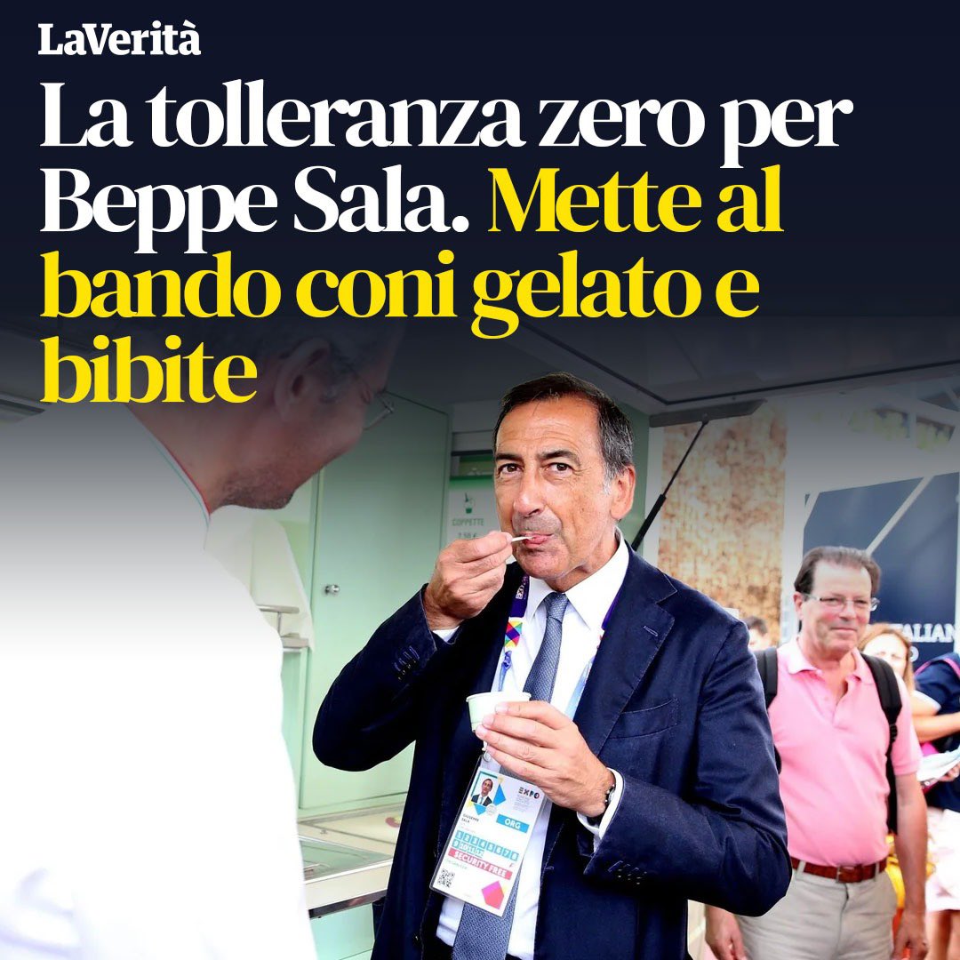 A mezzanotte va la ronda di Sala. Stupri, violenze, furti di orologi, spaccio, ma per il sindaco di Milano la priorità è fare la guerra al gelato di mezzanotte