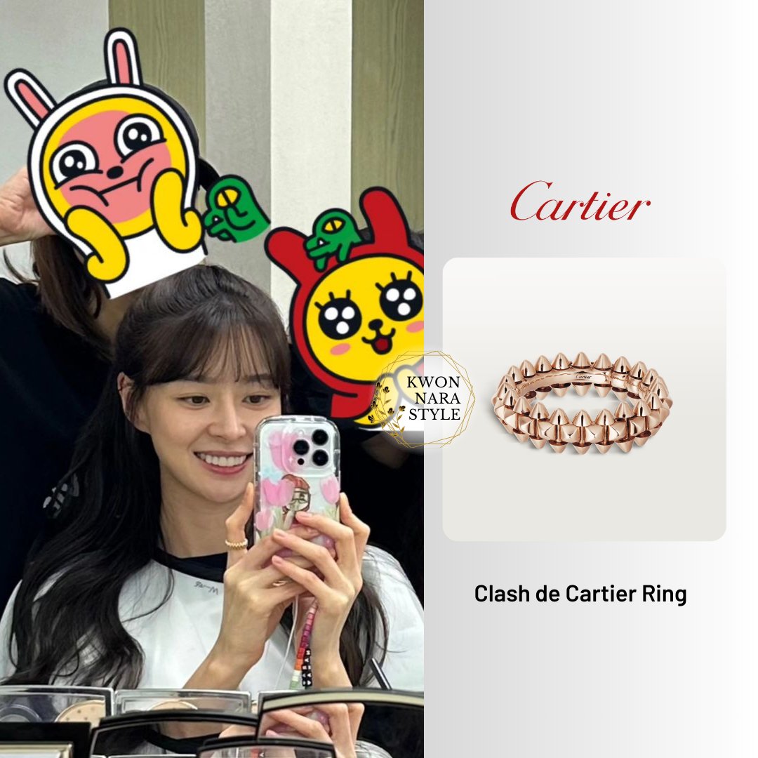 💛 @cartier
💍 Clash de #Cartier Ring, Small Model
💱 $2,390
📸 Kakao GC 9/28/2023

#KwonNara #권나라 #kwonnarastyle #권나라스타일 #kwonnarafashion #권나라패션 #hv_nara #KwonAyoon