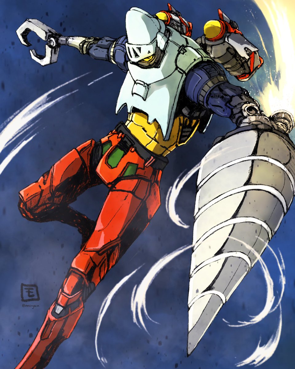 solo holding yellow eyes weapon holding weapon no humans robot  illustration images