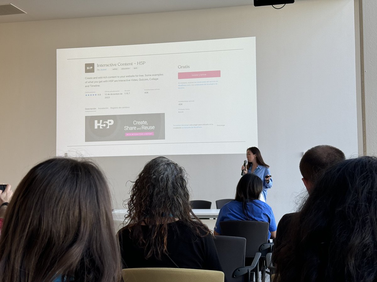 Conociendo un plugin súper interesante para formación con Marina Ilialetdinova 

<a href="/WCBilbao/">WordCamp Bilbao</a> #WCBilbao2024