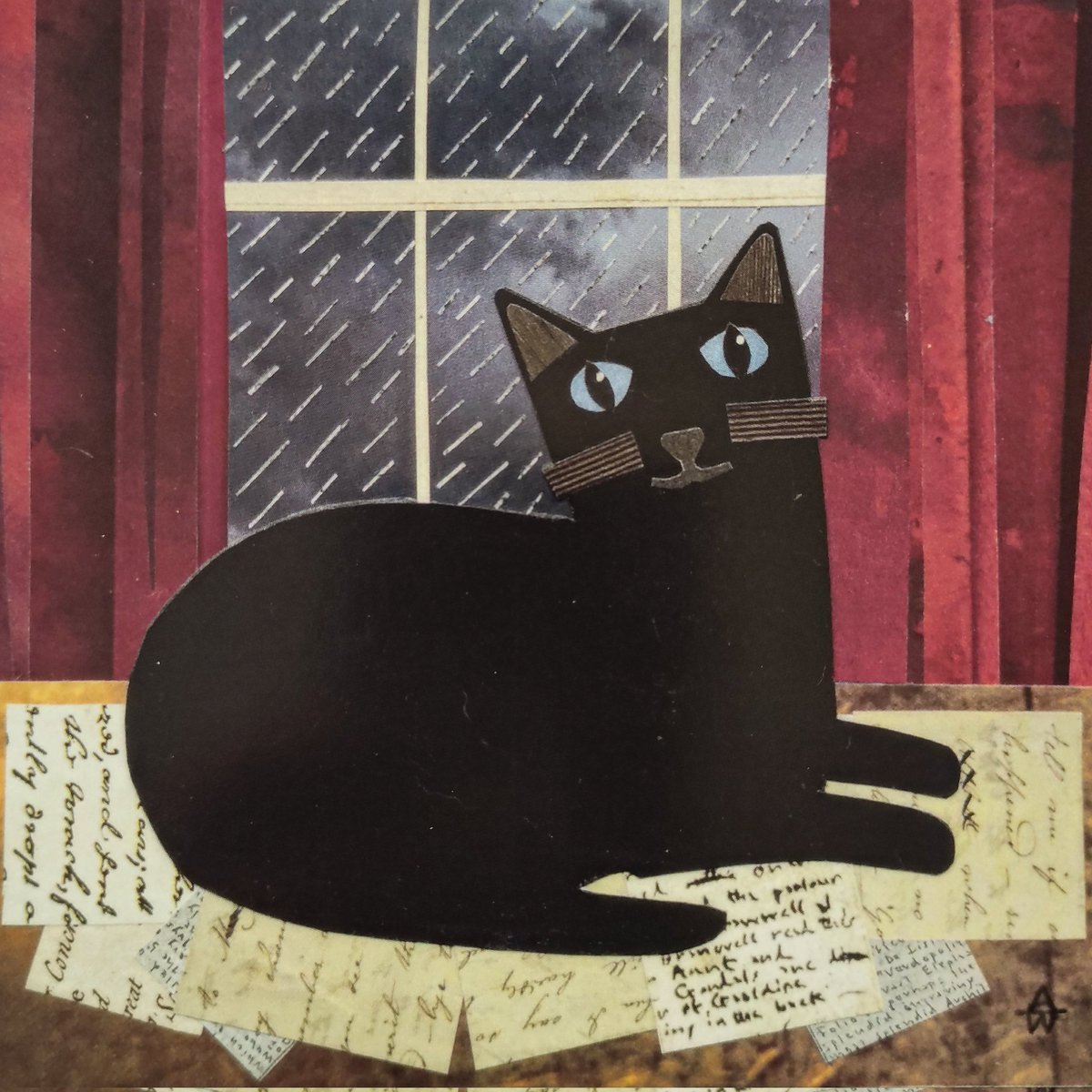 For #Caturday ...
Black Tom, the Bronte family cat.
(Cut paper collage)
Cards out of stock, but back in my shop soon.
amandawhitedesign.etsy.com
#BlackCat #Brontesisters #Greetingcard #etsystore #etsy
