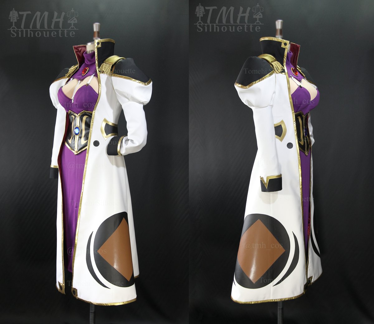 tmh_cos's tweet photo. 「ギャラクシーエンジェル」
フォルテ・シュトーレン風衣装完成しました！

小さい頃から大好きなキャラの一人💕
どれだけ時短に手間を省いて出来るか、そうしたらどういう見栄えなのかが気になって、実験的な制作でした！
肩巾は抑えようかと考えたけどやめて、大きめのままにした。
#tmh制作記録 https://t.co/uNvNsKk2sl