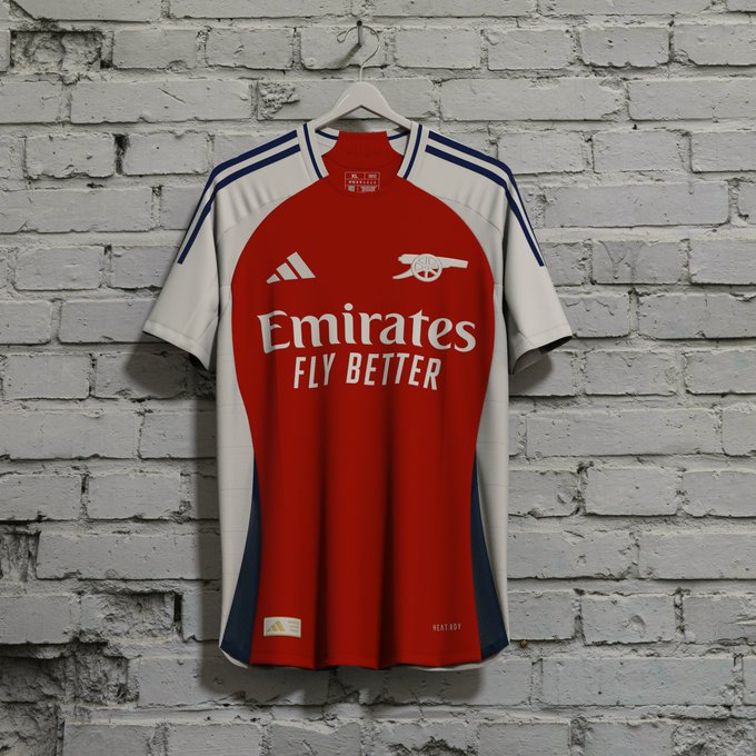 A camisola do Arsenal para a próxima temporada.