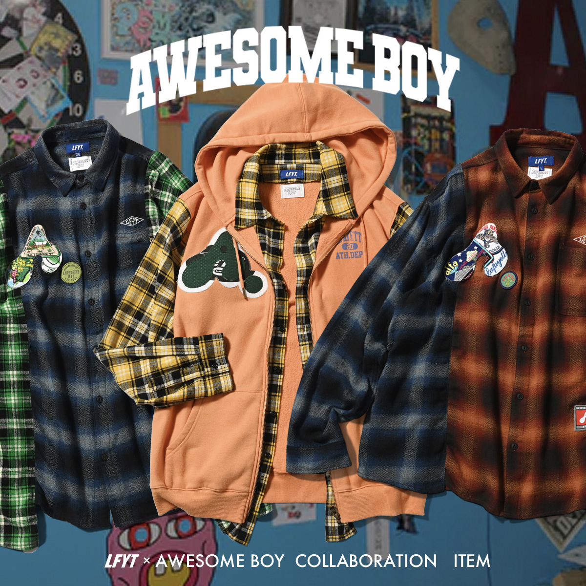 lafayette_jpn's tweet photo. 【#LFYT × #Awesomeboy】
Lafayette Tokyoにて開催されたAwesome Boy POP UPにて販売されたスペシャルなリメイクアイテムが4月21日(日)12時よりオンラインストアにて発売スタート✨
📱https://t.co/FLQzHyAWaV
完全一点物です!!
この機会をお見逃しなく!! https://t.co/swxDnDapD7