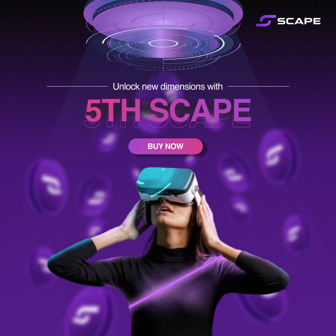 🌟 Unlock new dimensions with 5th Scape! Dive into adrenaline-pumping  battles, precision archery, and high-speed racing—all within the limitless  virtual realm. Holding 5SCAPE tokens unlocks exclusive benefits like free  games, discounts, and