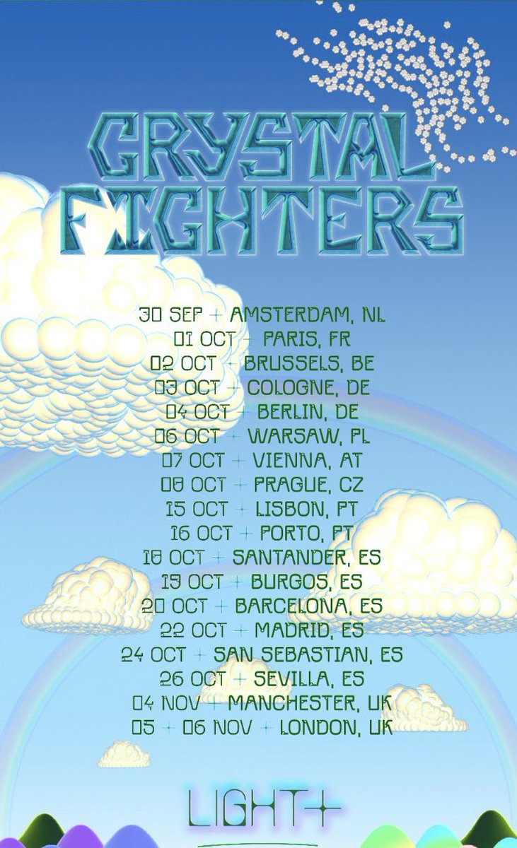 Can’t wait to be back on tour !! Crystalfighters.com