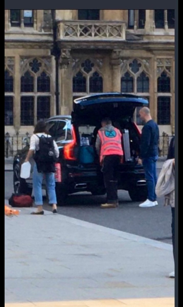 Hypocrites Extinction Rebellion driving home after one of their disruptive road protests...