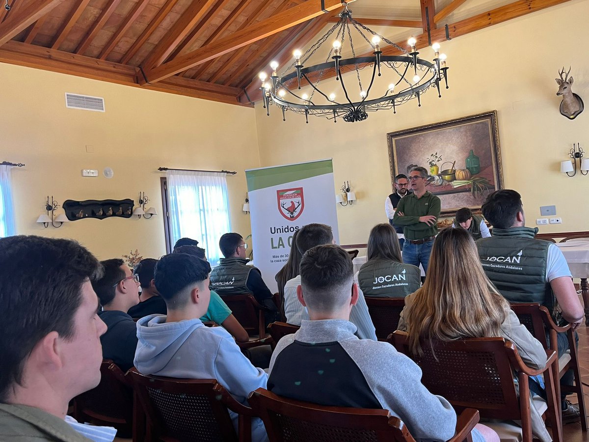Hoy asistimos a la convivencia organizada por <a href="/JOCANcaza/">JOCAN</a> en el Hotel Rural Carlos Astorga, donde se van a dar cita cazadores de toda Andalucía para compartir su pasión…

Un gustazo comprobar que hay cantera y viene pisando fuerte‼️