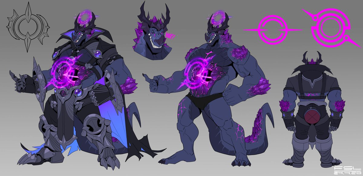 FanSL_Art's tweet photo. Black hole dragon remake for @GateInSnippet https://t.co/y4Pv1LaIfn