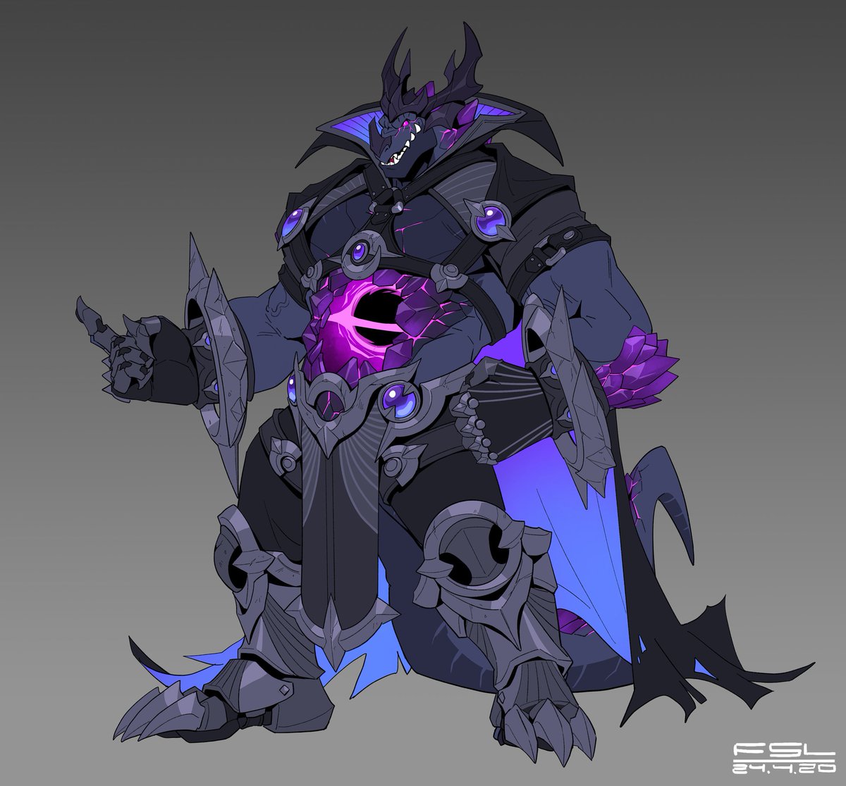 FanSL_Art's tweet photo. Black hole dragon remake for @GateInSnippet https://t.co/y4Pv1LaIfn