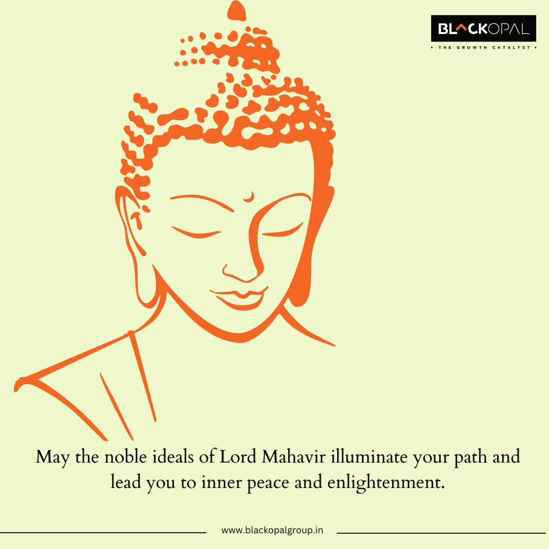 BlackOpalGroup's tweet photo. Warm wishes on Mahavir Jayanti! Let's celebrate the birth of Lord Mahavir by embracing his timeless teachings of compassion, non-violence, and harmony. May this day inspire us to embark on a journey of self-discovery and enlightenment. https://t.co/iRDuVE5Pud