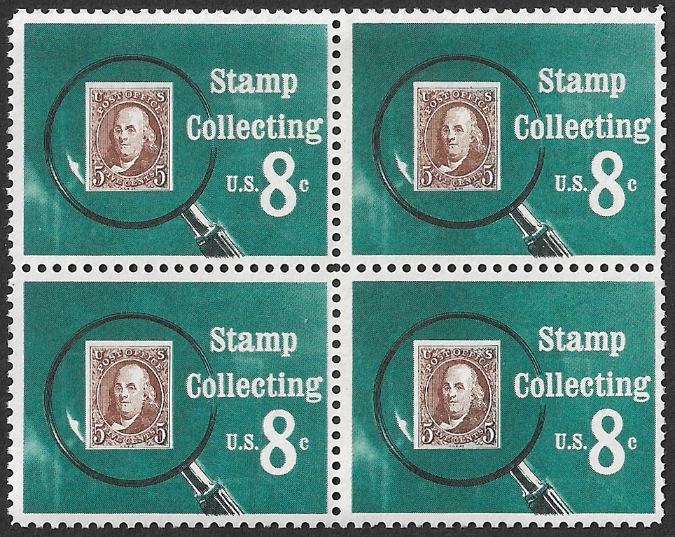 1972 USA block of four 8c Stamp Collecting #stamps #stamp #stampcollecting #philately #USA #stamponstamp