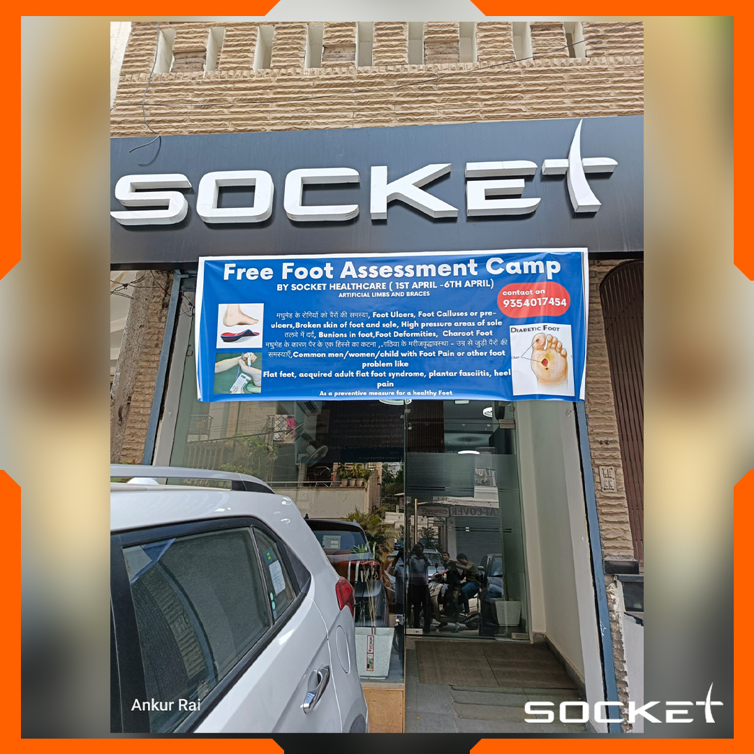 Socket_Health's tweet photo. Missed our Free Foot Assessment Camp in Lajpat Nagar, Delhi from April 1st-6th? We've extended the opportunity! Get personalized foot care recommendations from Socket Healthcare. Contact 9354017454 to reserve your spot. #FreeFootCamp #HealthyFeet https://t.co/RWh2s5Ie1U