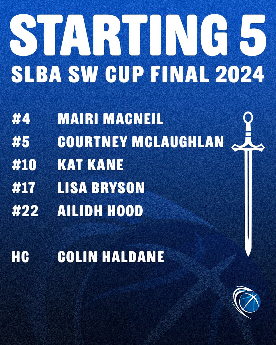 #SLBA | Coach Haldane has named his first 5 🖐🏻