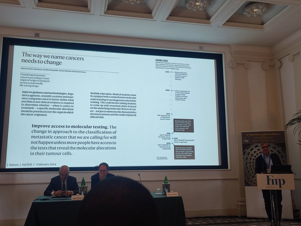 Fernanda Mosele (@fermosele) on Twitter photo Giancarlo Pruneri discussing cancer classification on a tumor agnostic way as pointed out by <a href="/FAndreMD/">FabriceAndre</a> <a href="/ElieRassy/">Elie Rassy</a> Giancarlo Pruneri discussing cancer classification on a tumor agnostic way as pointed out by <a href="/FAndreMD/">FabriceAndre</a> <a href="/ElieRassy/">Elie Rassy</a>
