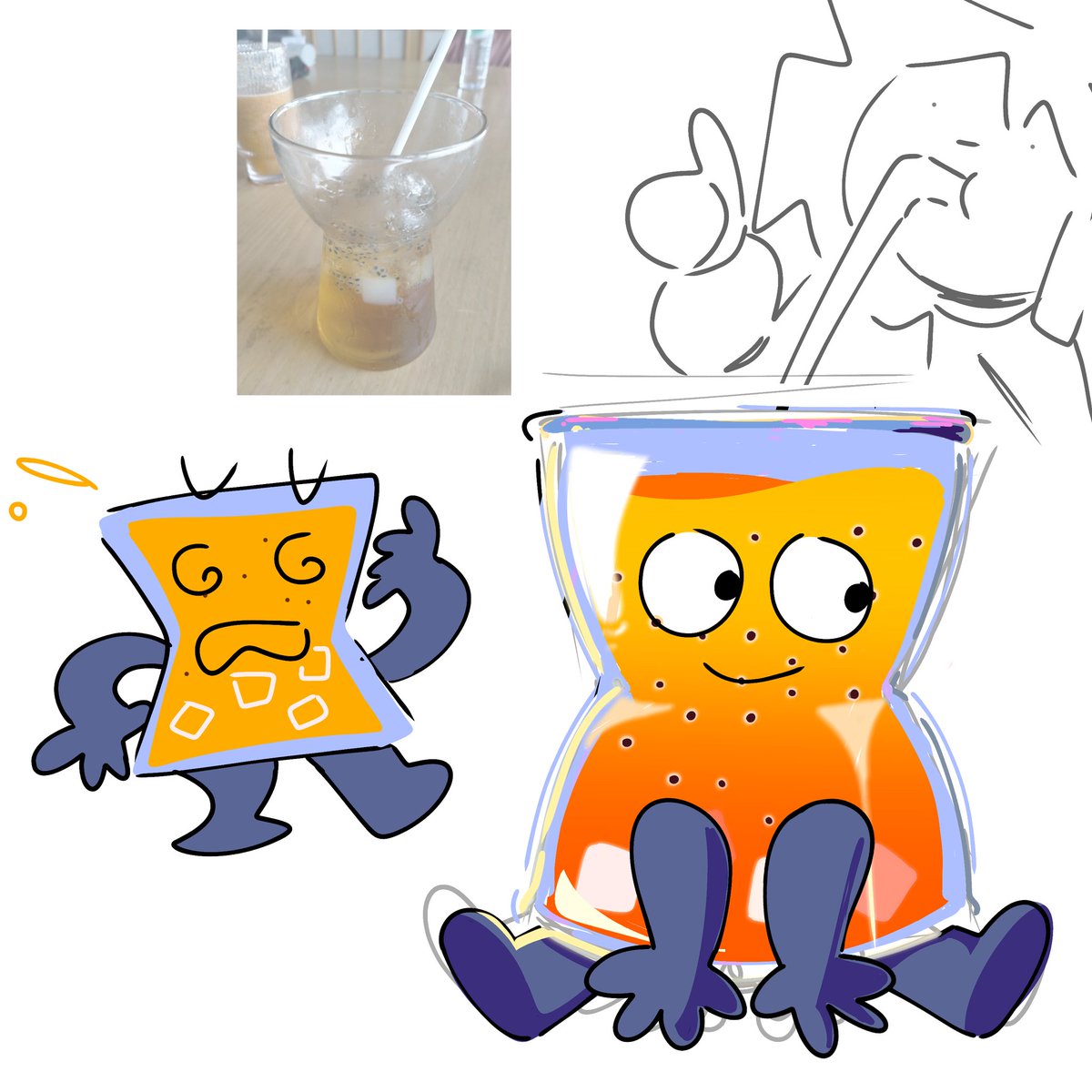 reoddyssey's tweet image. Hourglass but i put mojito #objectshow #objectkerfuffle