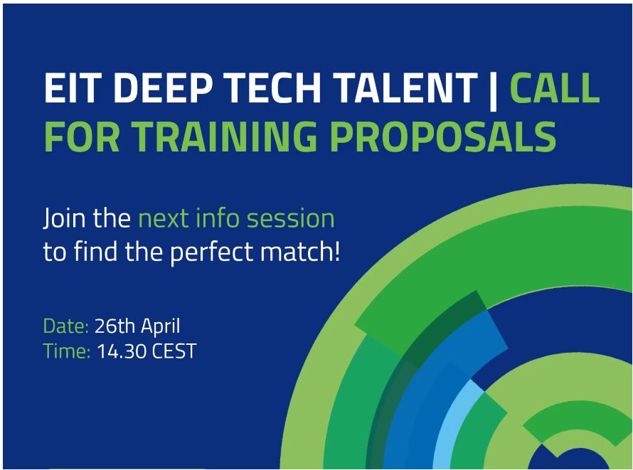 📢 EIT Deep Tech Talent Initiative – Call for Training Proposals Matchmaking Etkinliği 📆 26 Nisan 2024 🕛 15:30 Kayıt ve detaylar için 👉 ufukavrupa.org.tr/tr/haberler/ei… #deeptech #Innovation