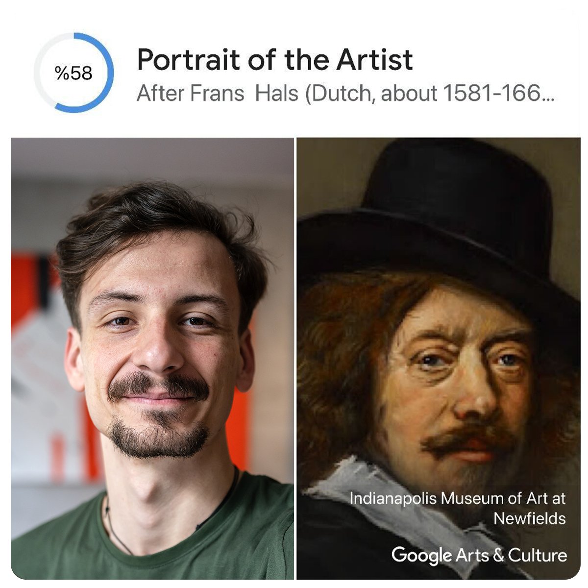 Google Arts and Culture mobil uygulamasında sana benzeyen sanat eserlerini 'Art Selfie' özelliği ile bulabilirsin.