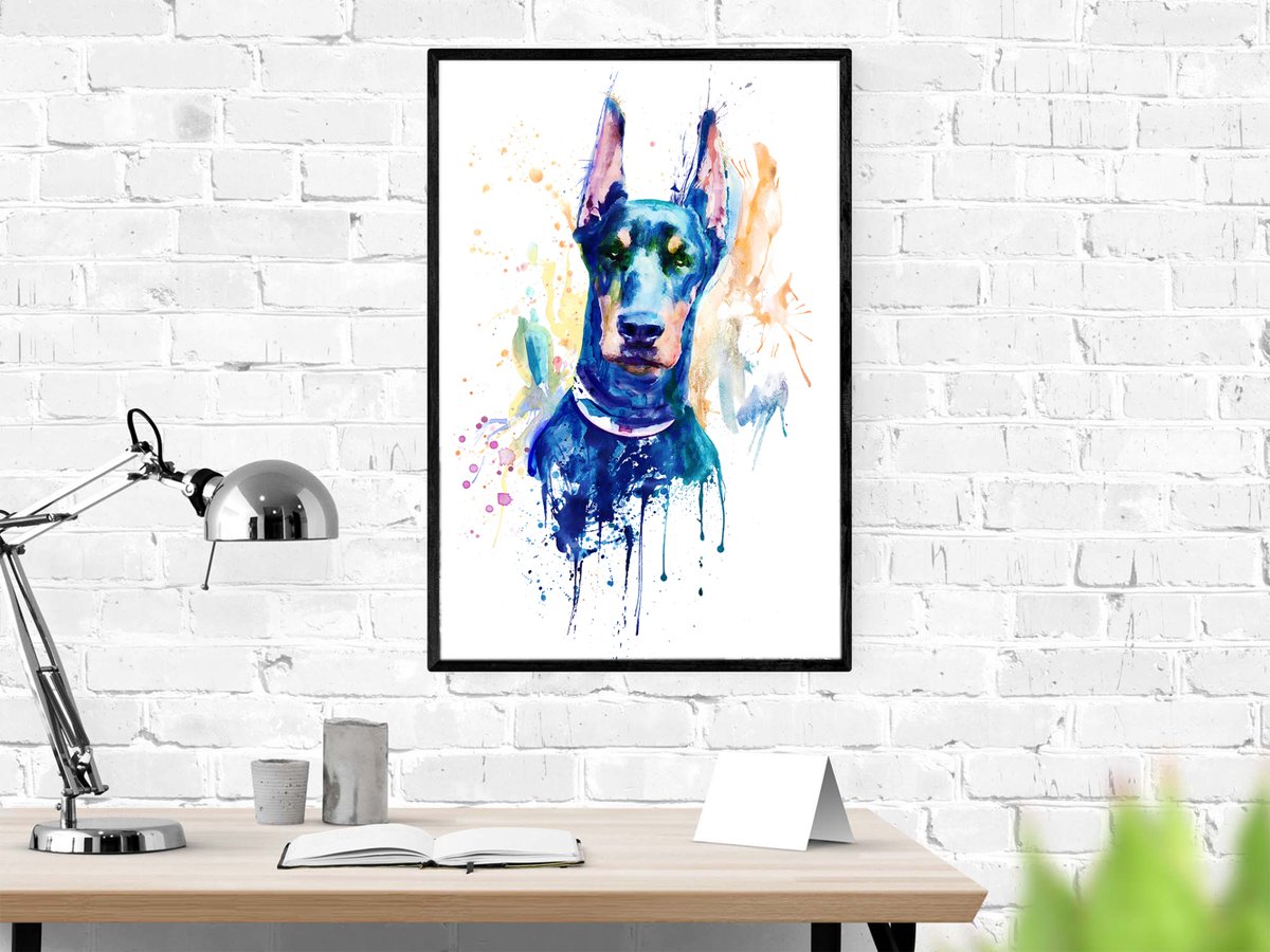 pixels.com/featured/dober…

Want to add a touch of elegance to your home decor? Check out this beautiful watercolor print featuring a Doberman dog head. Ideal for dog enthusiasts, it's a must-have piece of art that will surely capture everyone's attention. 
#dogbreed #dobermandog