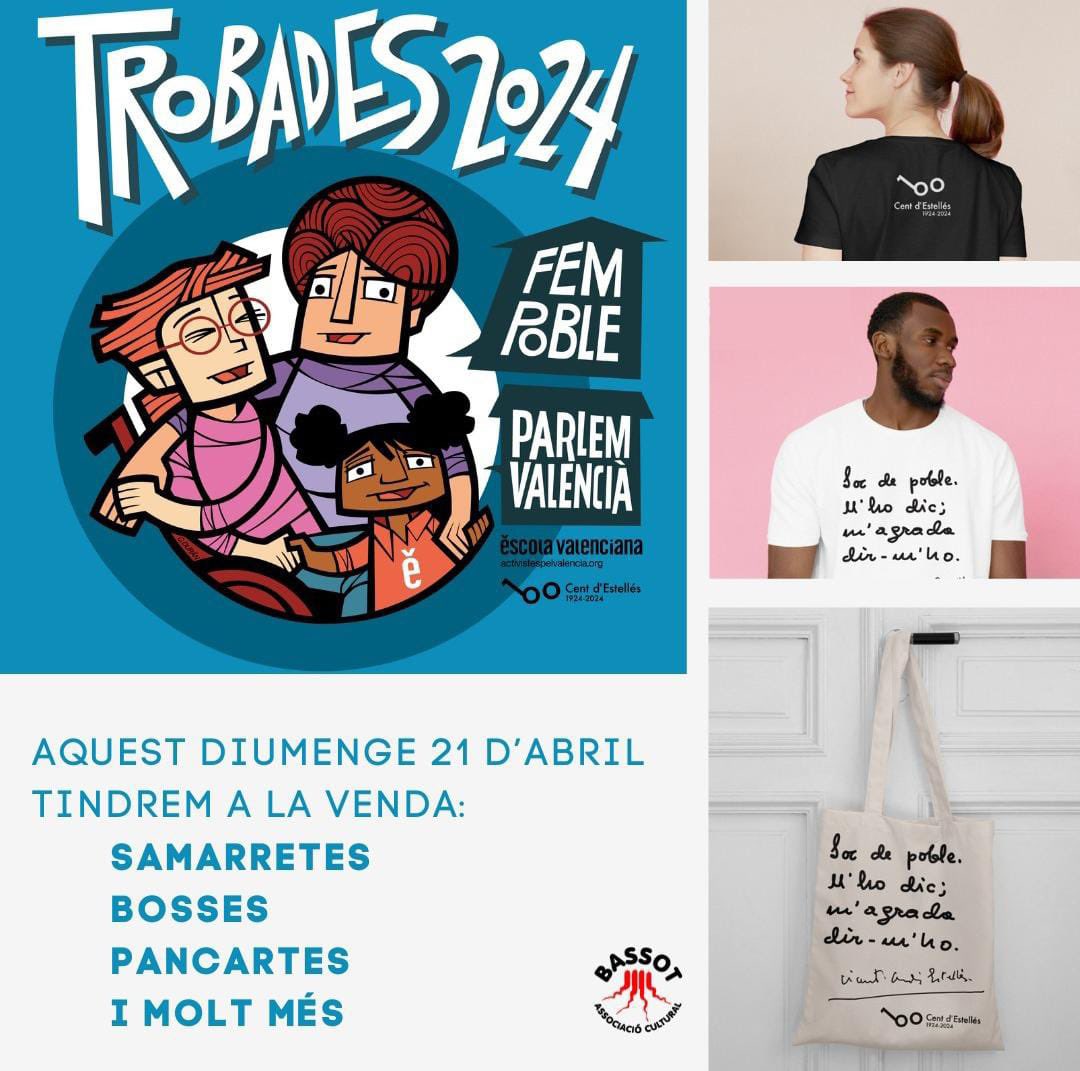 Demà ens trobareu a la Trobada! Us esperem amb un taller i moltes coses més!