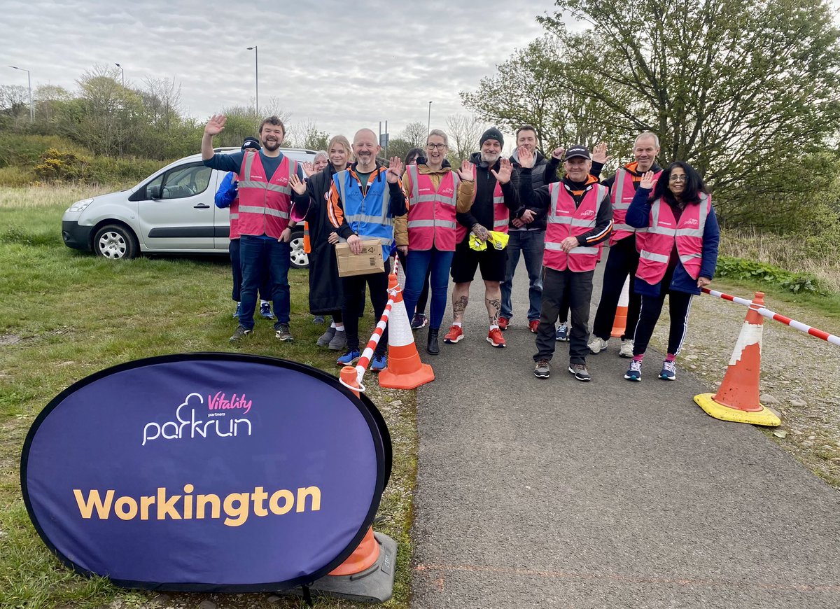 A beautiful morning for a parkrun 🌳 Thanks to everyone at parkrun.org.uk/workington/ for the warm welcome! #parkrundamily ❤️