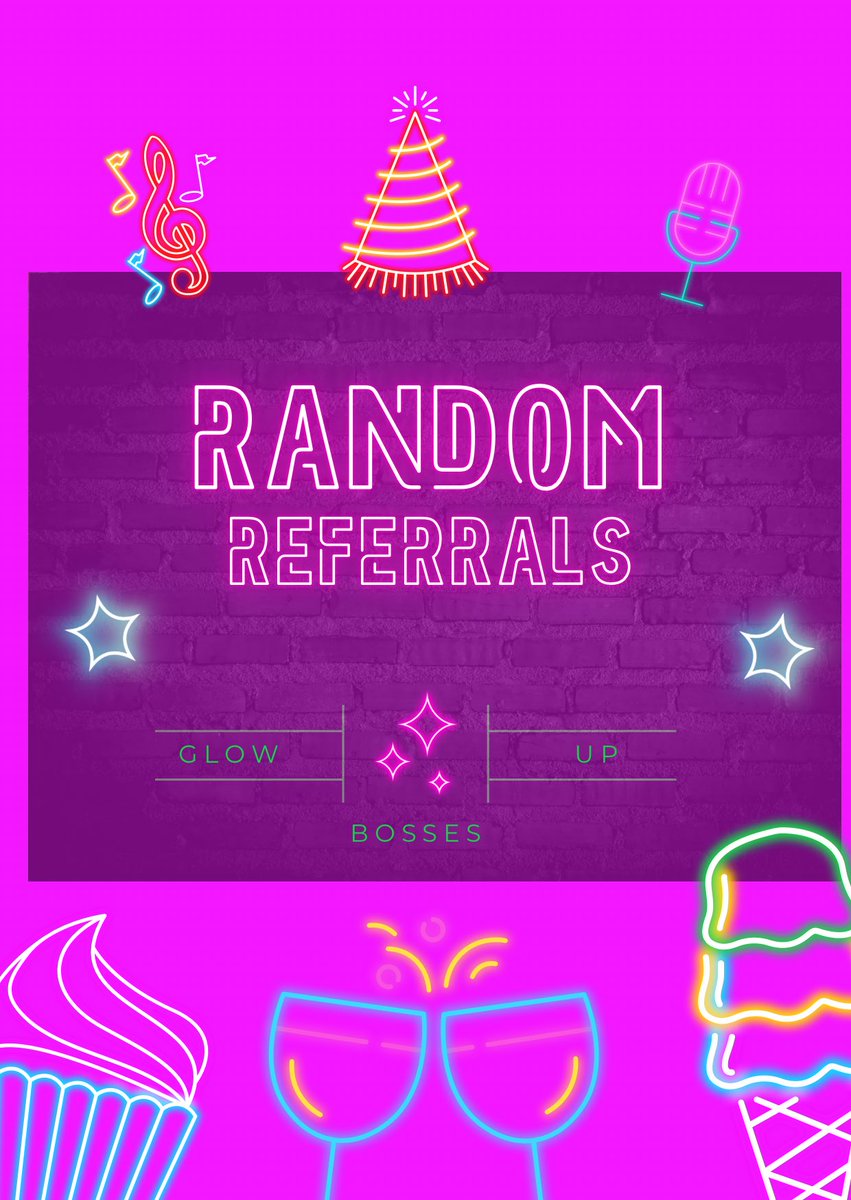 GlowUpBoss's tweet photo. JOIN GLOW UP BOSSES ON FACEBOOK 💚💜🥳

PARTICIPATE IN PROMOTING YOUR BUSINESS &amp; GET PICKED AS A RANDOM REFERRAL ON MY PERSONAL PAGES 💚💜🥳

WE LEARN, NETWORK, &amp; GROW 💚💜🥳

#fypviral #randomreferrals #network #glowupbosses https://t.co/4R1zuggs4S