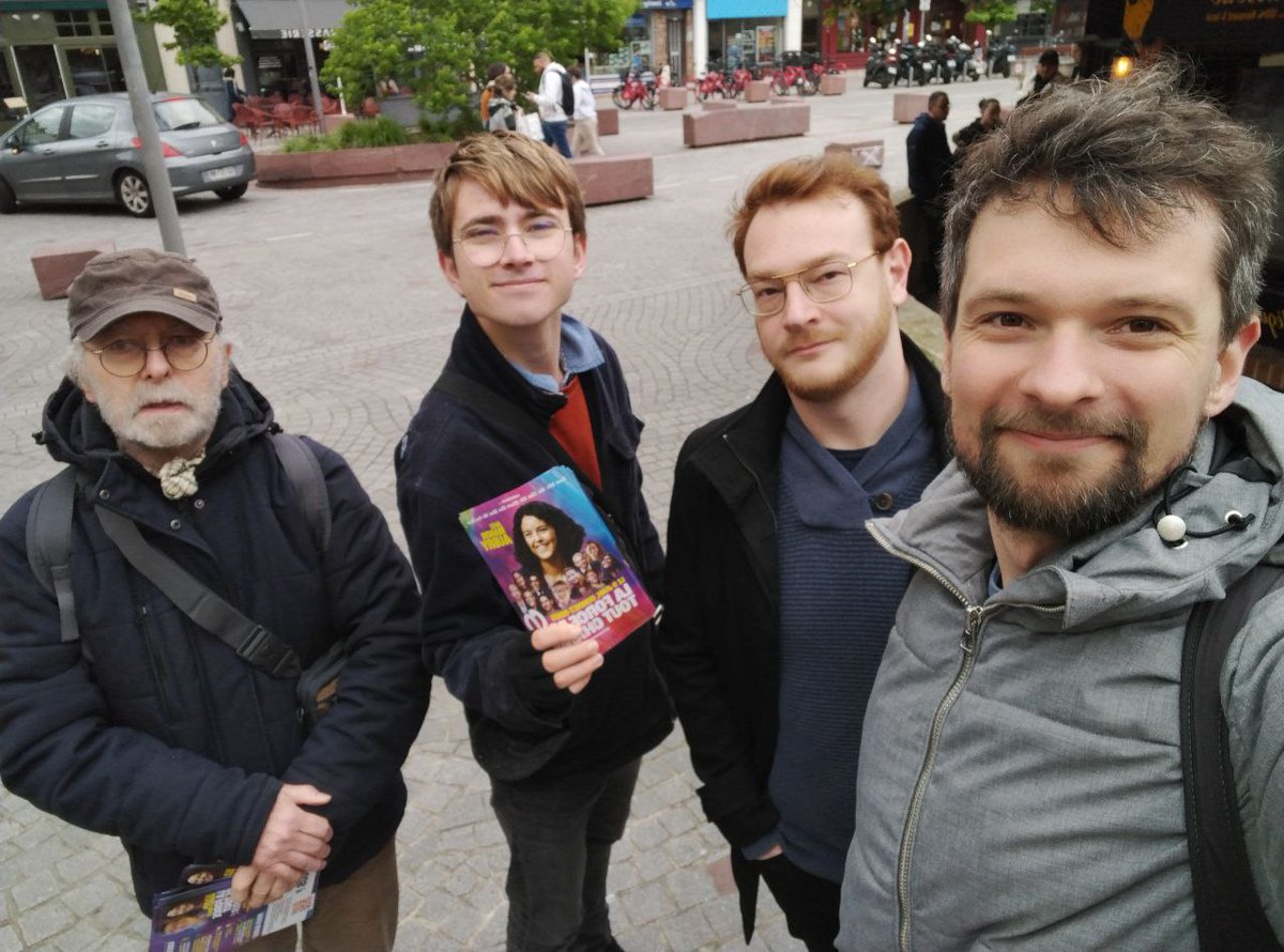 👉 Nouvelle matinée de tractage sur les marchés de #Rouen !

Rendez-vous le 25 avril 19h pour une réunion publique pour la paix à Saint-Étienne-du-Rouvray avec les député•es @MathildePanot et @alma_dufour et les candidat•es aux #europeennnes2024 @Maxime_DaSilva_ et @RimaHas !