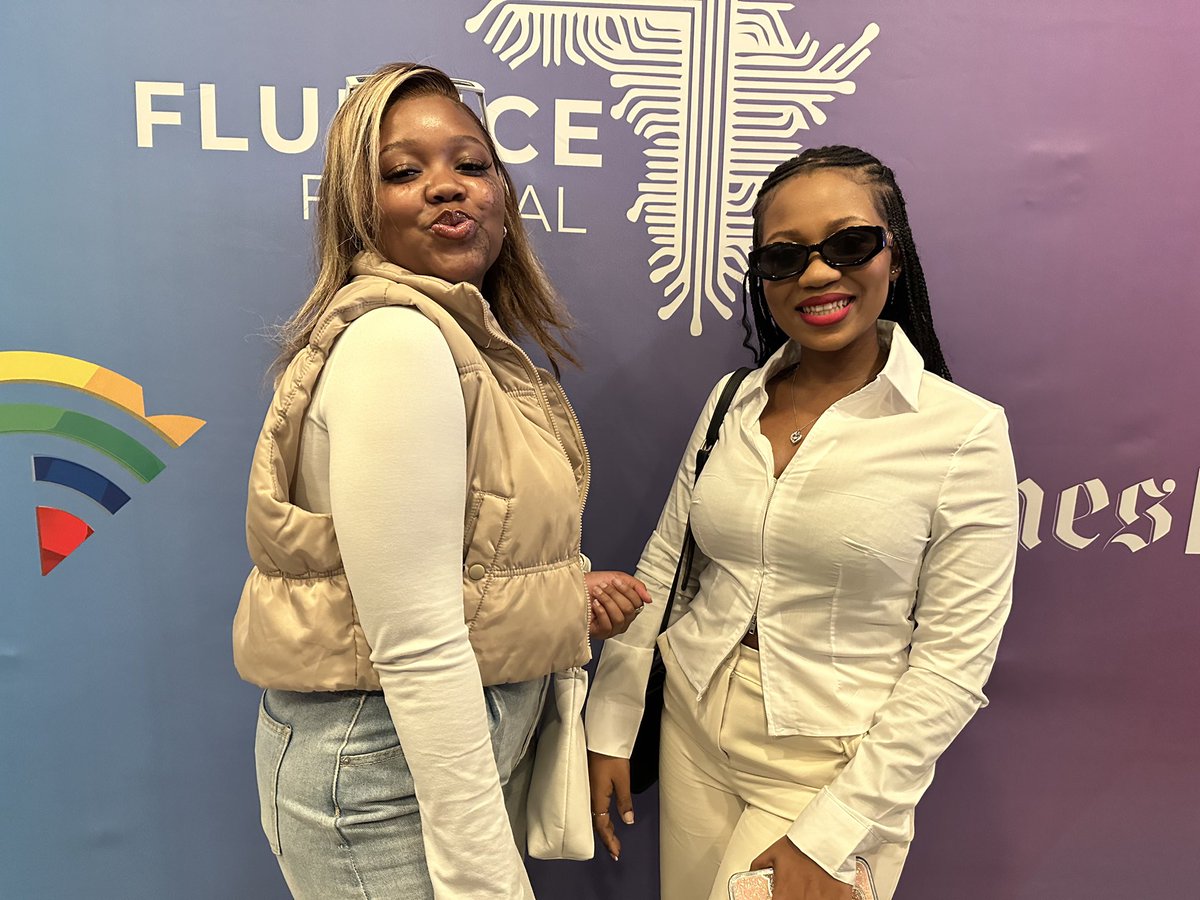 Here are some of the faces at the #fluencefestival. #SABC