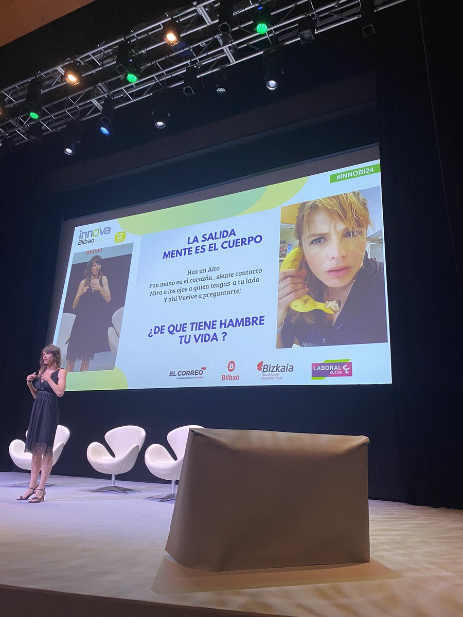 Impresionante generosidad de emoción y conocimiento está haciendo Miriam Salinas en <a href="/InnovaBilbao/">InnovaBilbao</a> ❤️ ¿De qué tiene hambre tu vida? #innobi24