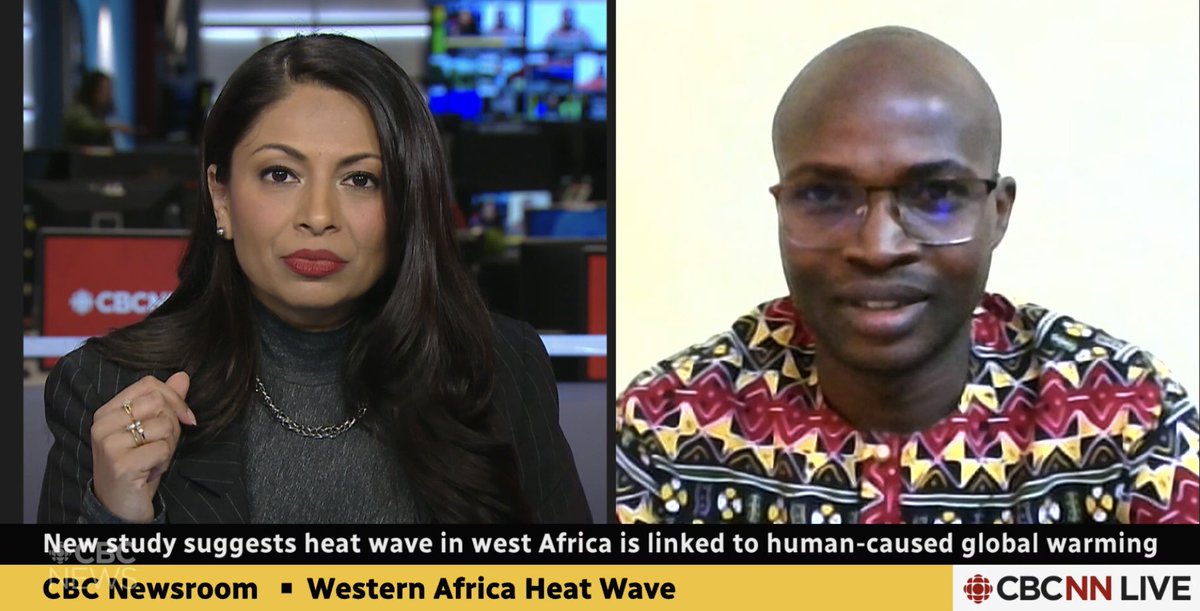 A deadly heat wave in West Africa is being described as a once in 200 year event with temperatures reaching 48.5 degrees Celsius @RCClimate scientist Kiswendsida Guigma explains how fasting during Ramadan/Ramzan made things even more dangerous cbc.ca/news/climate/s…