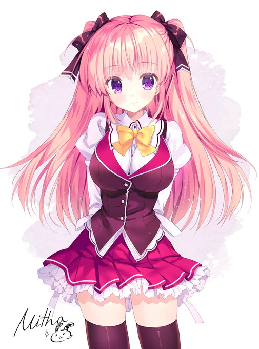 ありさちゃん#七ヶ音学園 #オリジナルイラスト 