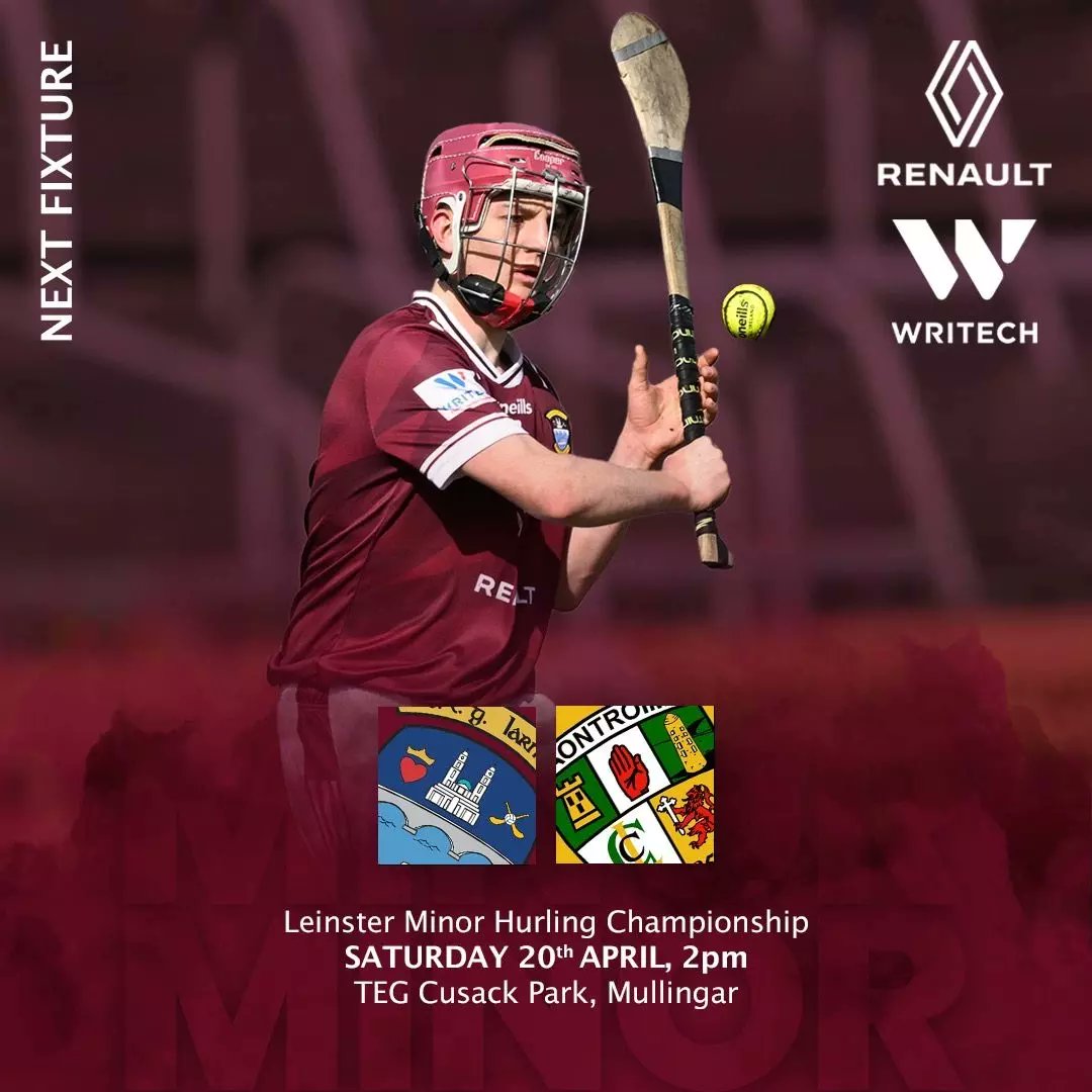 Best of luck to our U20 and minor hurling teams who are both in Leinster Championship action today at TEG Cusack Park 🇱🇻 🇱🇻
Let's get out and support both teams on this fine sunny day ☀
Best wishes to all involved!!! 
#iarmhiabu
#westmeathgaa
#maroonandwhitearmy