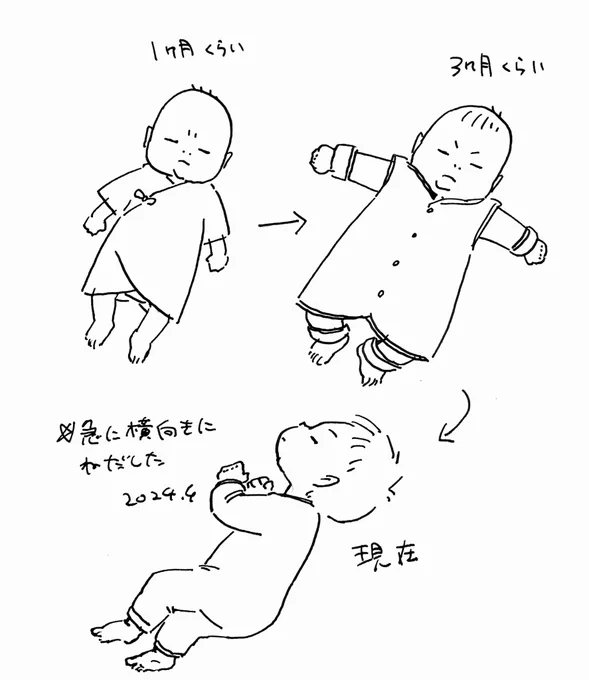赤さんメモ
ほんとにメモ、寝相について
ここから眠れないとうつ伏せになって頭上げて泣くようになったのでちょっと頭抱えてます笑
自分で方向転換できるようにはなってますが気が抜けない… 