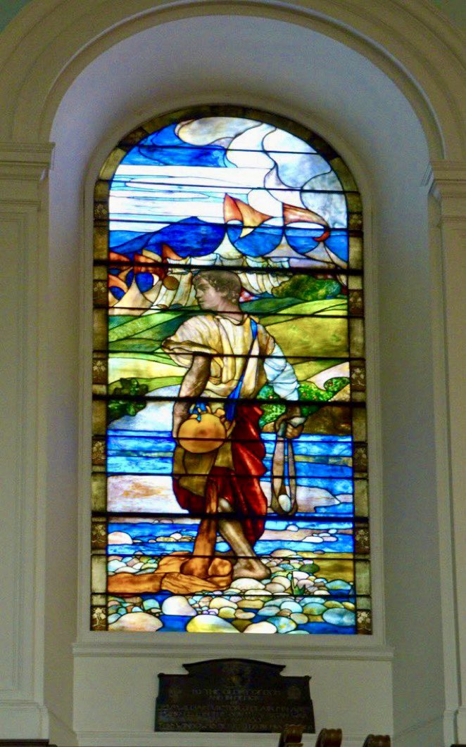 Join us for Good Shepherd #Sunday at 10.30am at St Cuthbert’s The #Mother Kirk of #Edinburgh see the stunning #Tiffany Window of the shepherd boy #David All welcome