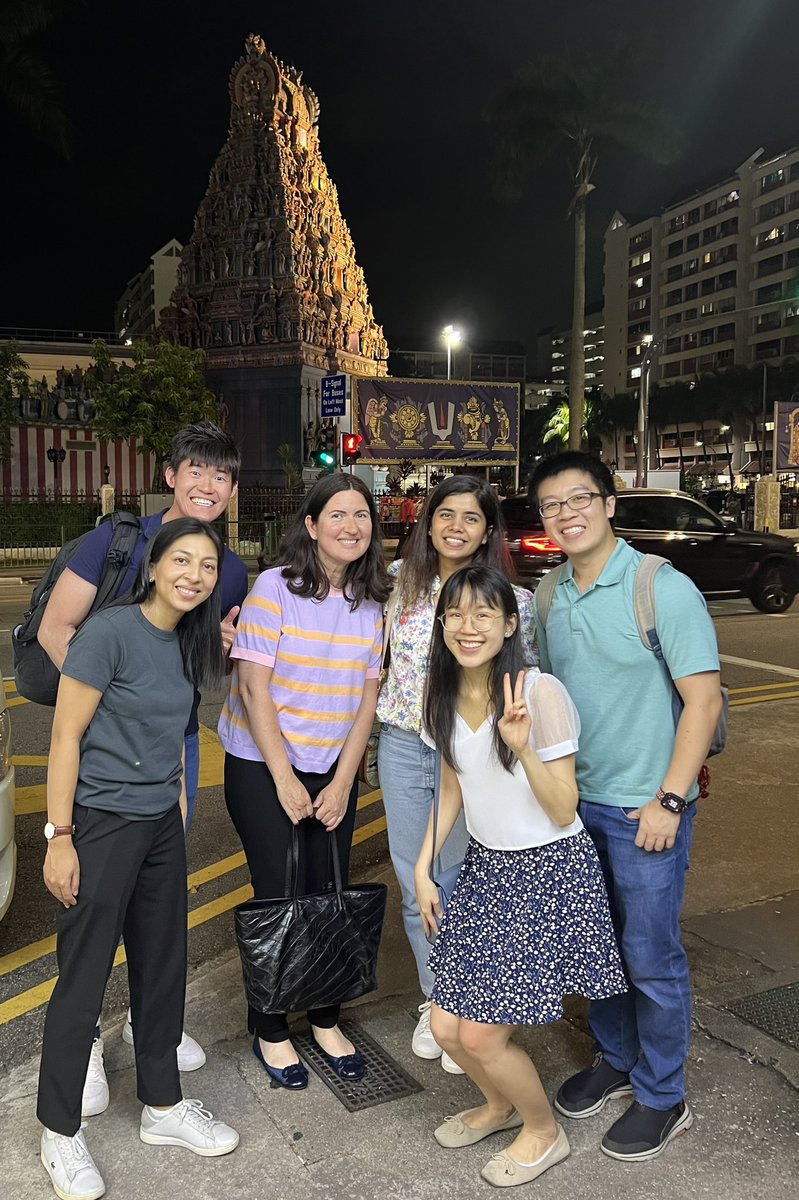 So nice spending time with @ShresthaPami @chuande99 @miffynph @alvinchuaqj @monica_v17 and discussing Global Health from different perspectives. It is always so nice to be back in Singapore!