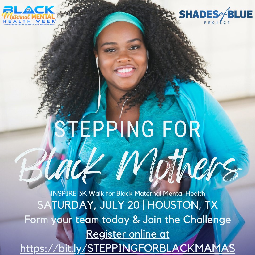 We have been walking to bring awareness to Black Mamas Maternal and Mental Health for 10 years and counting🎉🎊🎉🎊 Register Today: bit.ly/STEPPINGFORBLA… 📣📣📣 Join our 'Stepping for Black Mamas' 100-mile walk challenge! 🚶🏿‍♀️✊🏾 and help us raise $25,000 to continue to…