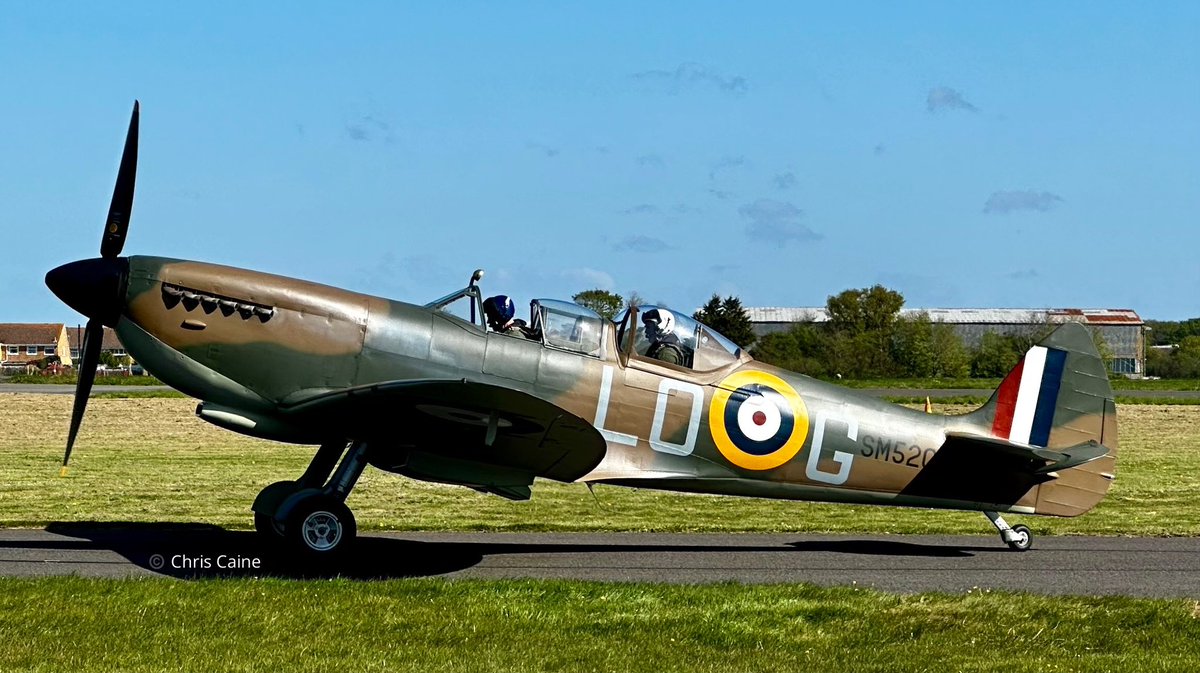 Spitfire Mk.TIX, G-ILDA from @spitfiresdotcom at @SolentAirport this morning. @scan_sky @TheSnoopySnoop @MrFindYourPlane @SouthCoastPhot4 @CNPics @MISPhotography_ @air_intel